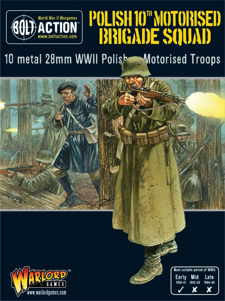 Polish 10th Motorised Brigade Squad - Poland (Bolt Action)