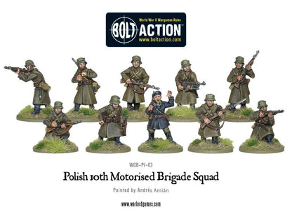 Polish 10th Motorised Brigade Squad - Poland (Bolt Action)