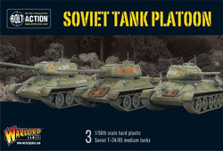 Soviet tank platoon - T34/85 (Bolt Action)