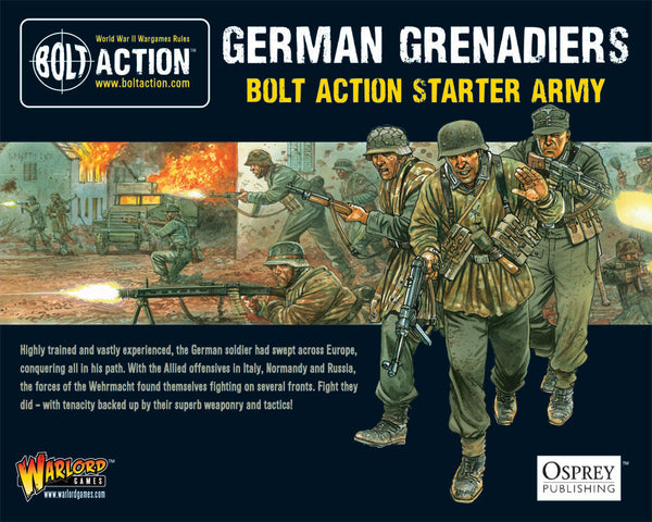 German Grenadiers Starter Army - Bolt Action :www.mightyylancergames.co.uk