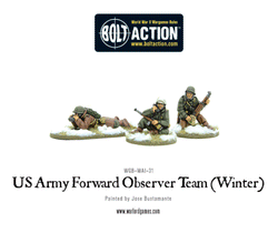 US Army Forward Observer team (Winter) - United States (Bolt Action)
