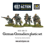 German Grenadiers WWII Late War Infantry - Bolt Action :www.mightylancergames.co.uk