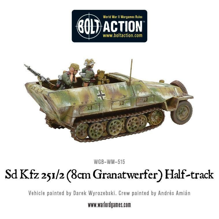 SD.KFZ 251/2 AUSF D (8CM Granatwerfer) Half Track - Germany (Bolt Action)