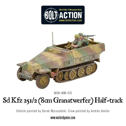 SD.KFZ 251/2 AUSF D (8CM Granatwerfer) Half Track - Germany (Bolt Action)