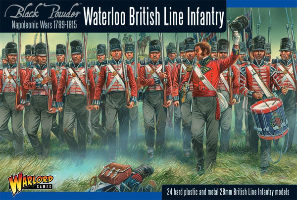 Waterloo British Line Infantry - Napoleonic Wars 1789-1815 (Black Powder) :www.mightylancergames.co.uk