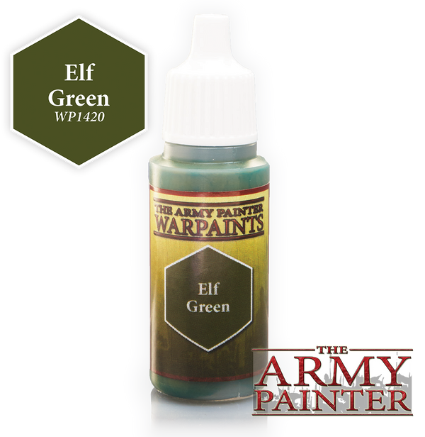 The Army Painter: Warpaints - Elf Green: www.mightylancergames.co.uk