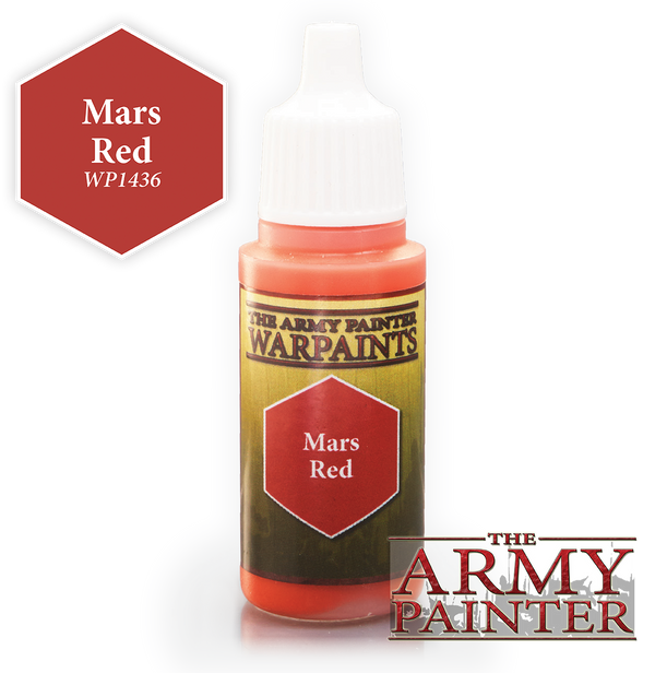 The Army Painter: Warpaints - Mars Red: www.mightylancergames.co.uk