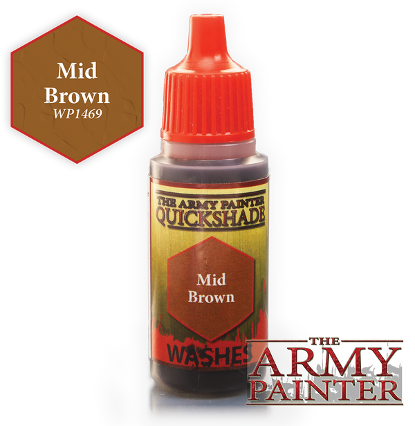 The Army Painter: Warpaints - Quickshade Mid Brown Wash