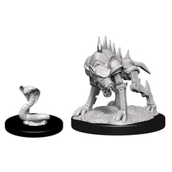 Iron Cobra & Iron Defender D&D Nolzur'S Marvelous Unpainted Miniatures