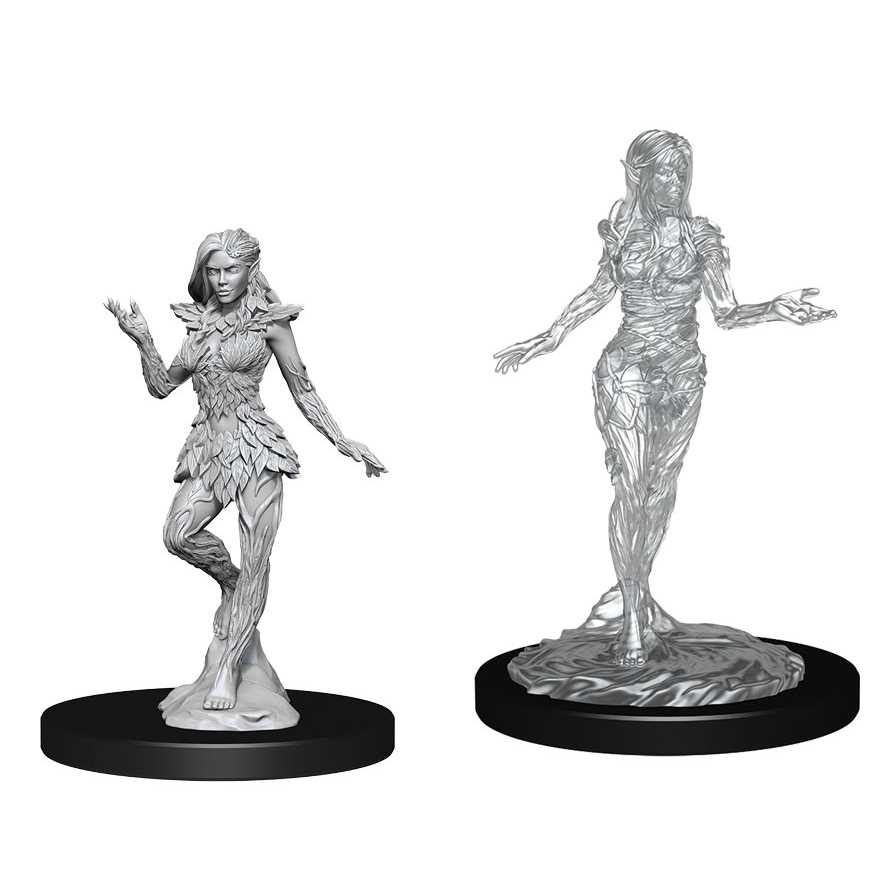 Nymph & Dryad Pathfinder Battles Deepcuts Unpainted Miniatures