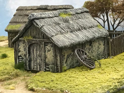 Timber Outbuilding (Thatched Roof) - Renedra