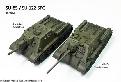 Soviet SU-85 / SU-122 SPG (Rubicon Models) :www.mightylancergames.co.uk