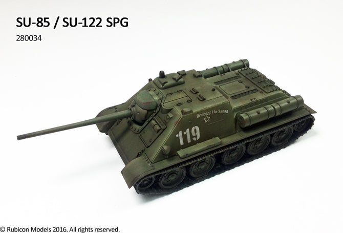 Soviet SU-85 / SU-122 SPG (Rubicon Models) :www.mightylancergames.co.uk