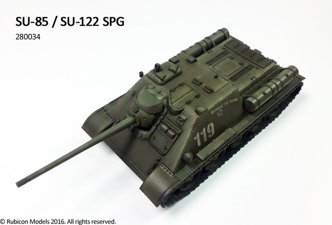 Soviet SU-85 / SU-122 SPG (Rubicon Models) :www.mightylancergames.co.uk