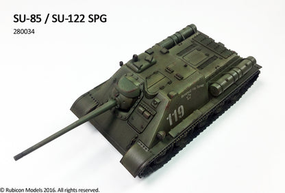 Soviet SU-85 / SU-122 SPG (Rubicon Models) :www.mightylancergames.co.uk