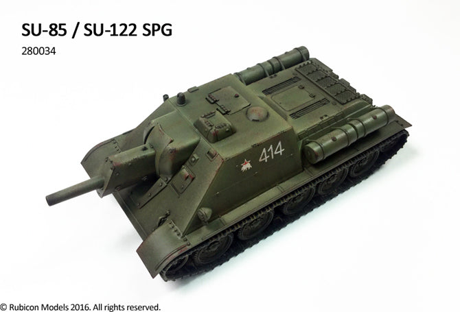 Soviet SU-85 / SU-122 SPG (Rubicon Models) :www.mightylancergames.co.uk