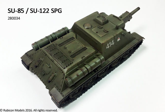 Soviet SU-85 / SU-122 SPG (Rubicon Models) :www.mightylancergames.co.uk