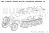 SdKfz 251/1 Ausf D - German (Rubicon 280018) :www.mightylancergames.co.uk 
