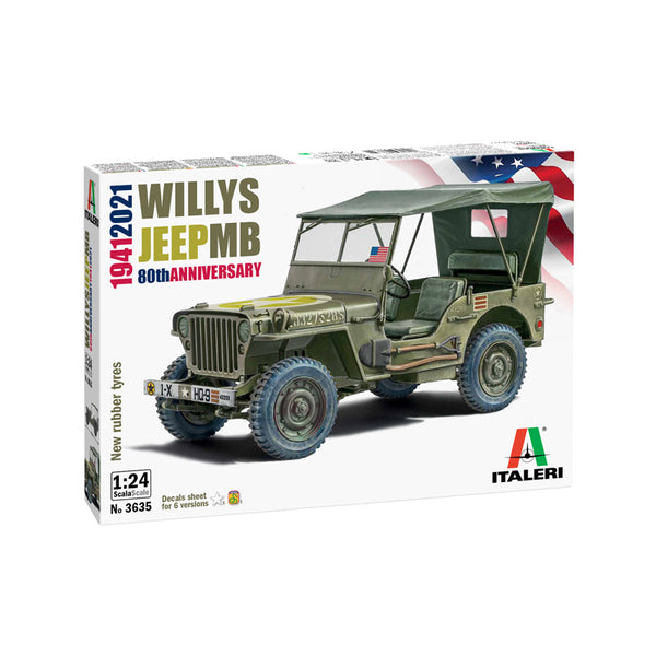 Willys Jeep MB - 1/24 Italeri Scale Model