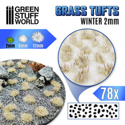Winter Grass Tufts 2mm - Green Stuff World 10979