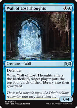 Wall of Lost Thoughts - Foil