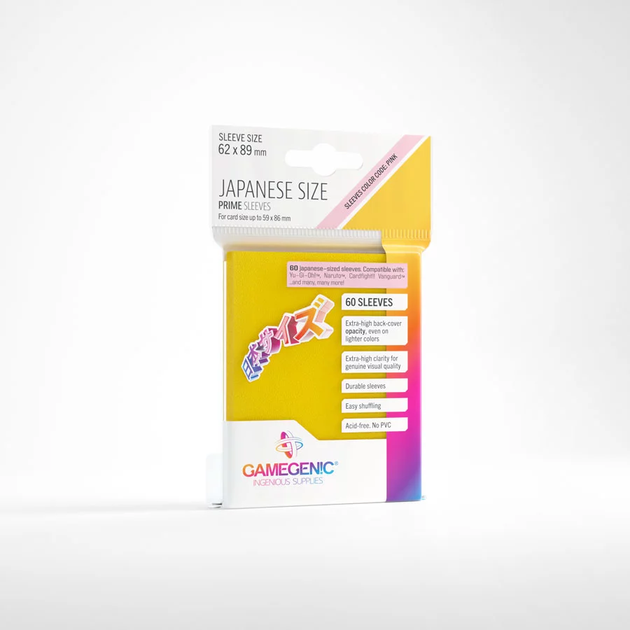 Yellow Japanese Sized TCG Sleeves
