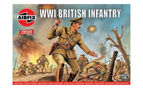 scale model british infantry
