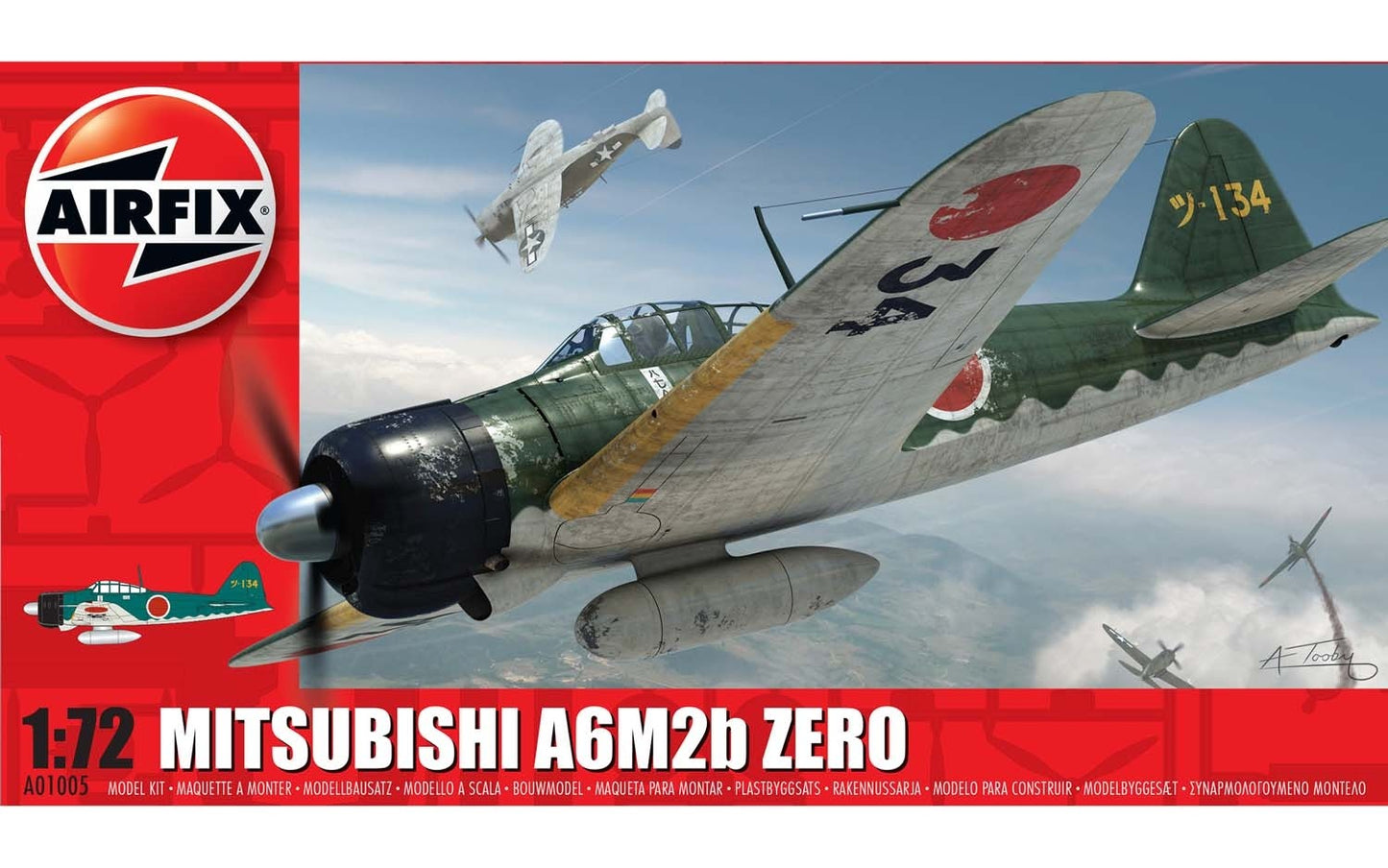 Mitsubishi A6M2b Zero Airfix 1/72: www.mightylancergames.co.uk 