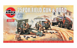 25PDR Field Gun & Quad -  Airfix - A01305V :www.mightylancergames.co.uk 