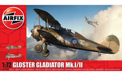 Gloster Gladiator Mk.I/II Airfix 1/72: www.mightylancergames.co.uk