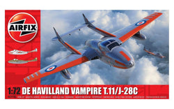 De Havilland Vampire T.11/J-28c - Airfix 1/72: www.mightylancergames.co.uk