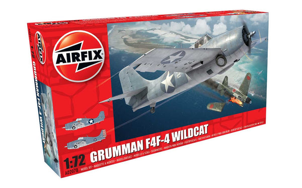 Grumman F4F-4 Wildcat - Airfix 1/72: www.mightylancergames.co.uk