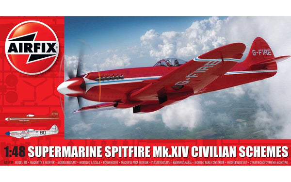 Supermarine Spitfire MkXIV Civilian Schemes - Airfix 1/48 (A05139)