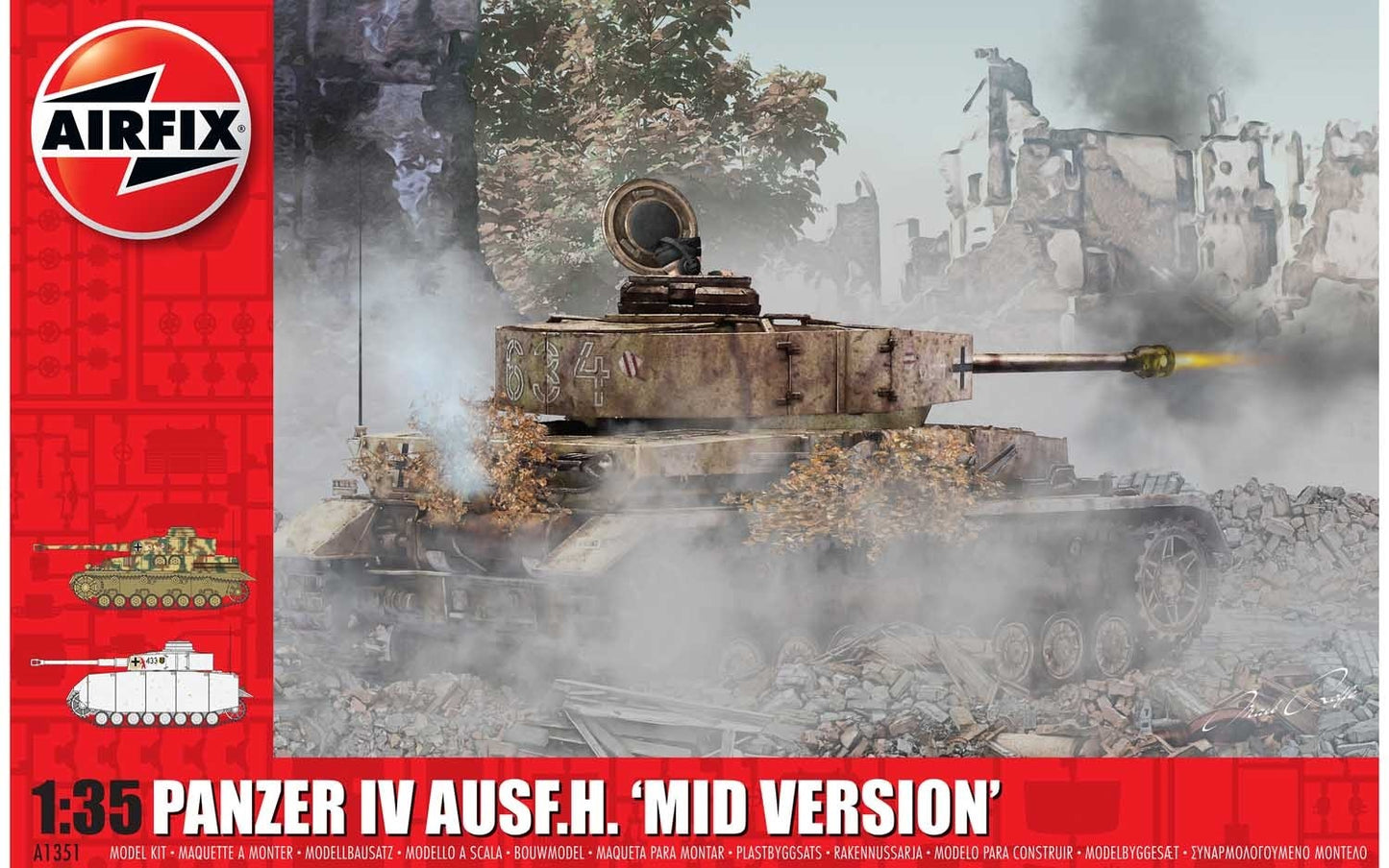 Panzer IV Ausf.H Mid Version 1:35 (Airfix A1351)