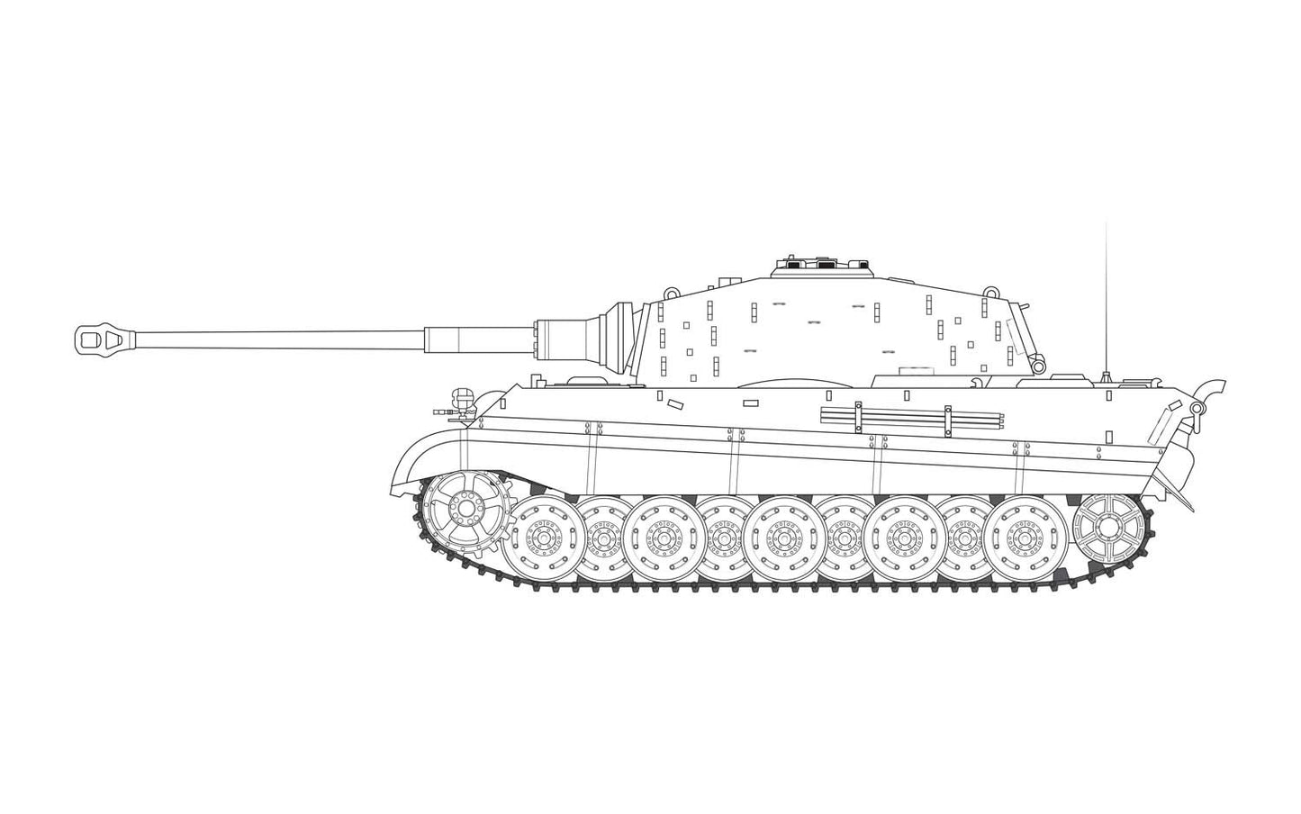 King Tiger - A1369 - Airfix - 1:35