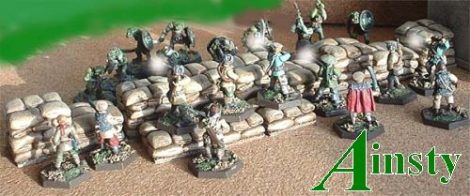 stacked sacks