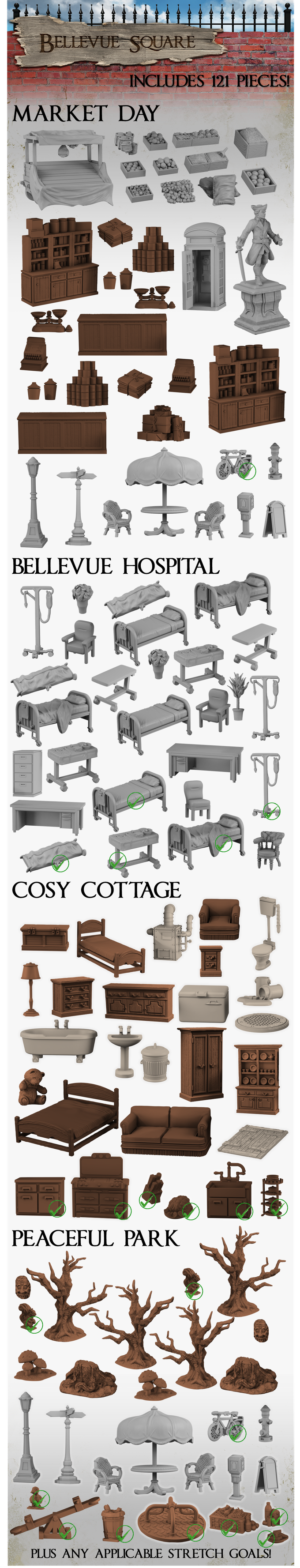 Terrain Crate Bellevue Square (Kickstarter Edition) - KSTC111