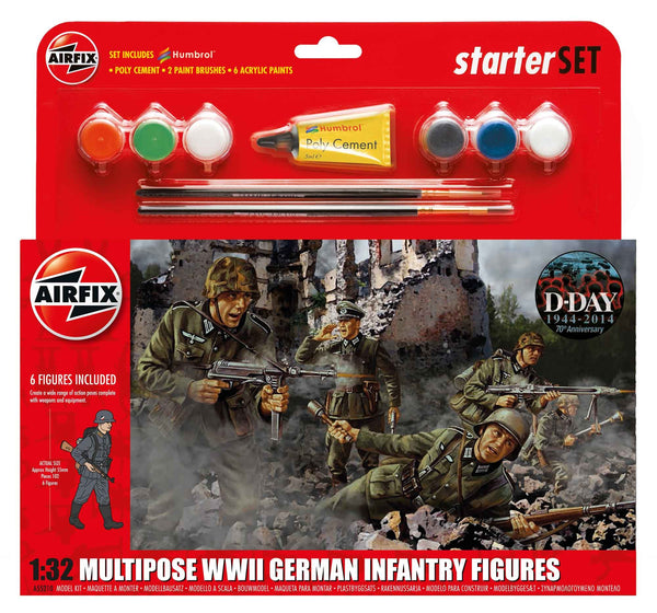 WWII German Infantry Multipose - Starter Set 1:32 (Airfix A55310)