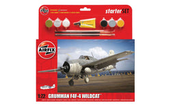 Airfix 1:72 - GRUMMAN F4F-4 WILDCAT Starter Set (A55214)