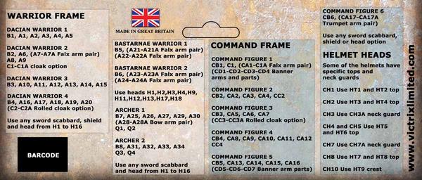 Dacians  - Warriors of Antiquity (Victrix VXA040) :www.mightylancergames.co.uk