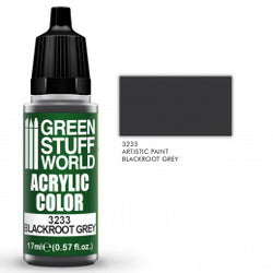 Green Stuff World Blackroot Grey Acrylic Paint