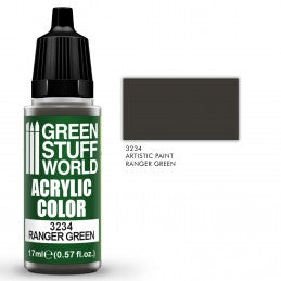 Green Stuff World Ranger Green Acrylic Paint