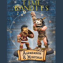 Agamemnon & Minotaur from the officially licenced Time Bandits range by Northumbrian Tin Solider depicts the Greek warrior battling the minotaur as in the film. 