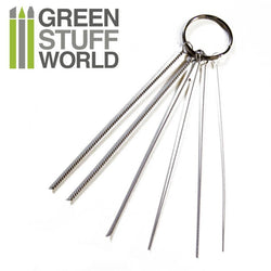 Airbrush Nozzle Cleaning Wires (Green Stuff World 1410) :www.mightylancergames.co.uk 