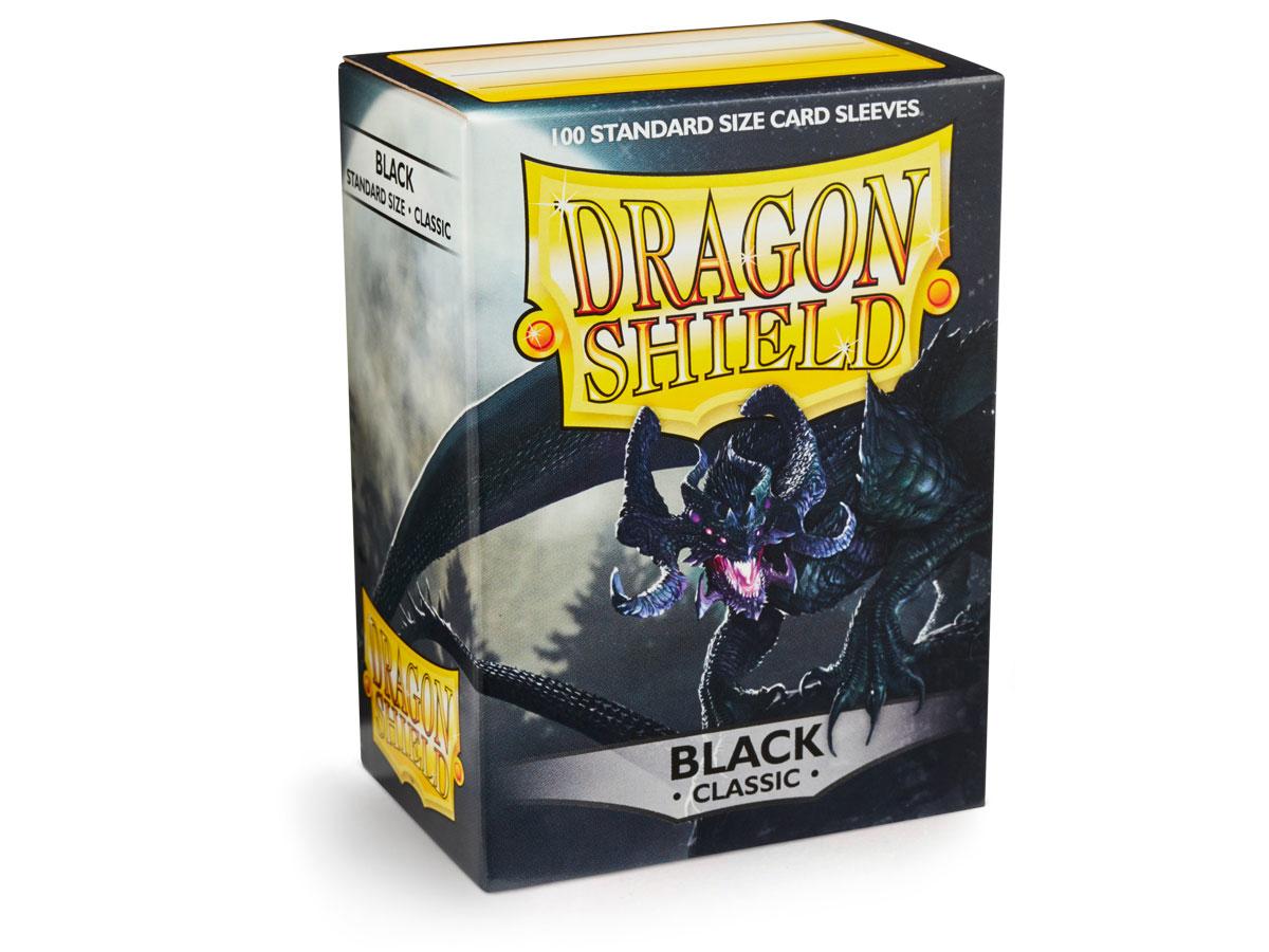 Dragon Shield Classic Black – 100 Standard Size Card Sleeves: www.mightylancergames.co.uk