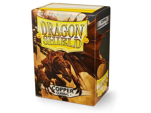 Dragon Shield Classic Copper – 100 Standard Size Card Sleeves: www.mightylancergames.co.uk