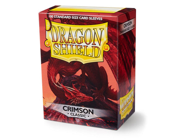 Dragon Shield Classic Crimson - 100 Standard Size Card Sleeves: www.mightylancergames.co.uk