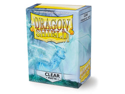Dragon Shield Clear Matte– 100 Standard Size Card Sleeves