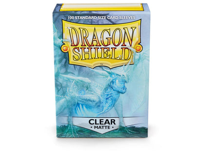 Dragon Shield Clear Matte– 100 Standard Size Card Sleeves