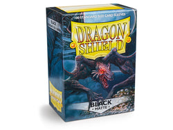 Dragon Shield Matte Black – 100 Standard Size Card Sleeves: www.mightylancergames.co.uk